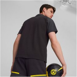 PUMA BVB Borussia Dortmund Casuals Poloshirt Herren 02 - PUMA black/cyber yellow S