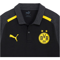 PUMA BVB Borussia Dortmund Casuals Poloshirt Herren 02 - PUMA black/cyber yellow S