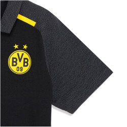 PUMA BVB Borussia Dortmund Casuals Poloshirt Herren 02 - PUMA black/cyber yellow M