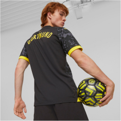 PUMA BVB Borussia Dortmund Ausw&auml;rtstrikot 2023/24 Herren 02 - PUMA black/cyber yellow S