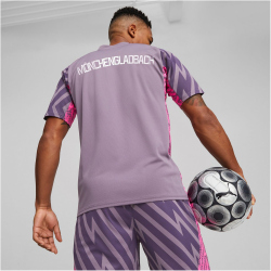 PUMA Borussia M&ouml;nchengladbach Replica kurzarm Torwarttrikot 2023/24 Herren 04 - purple charcoal/ravish S