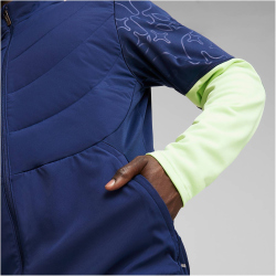 PUMA Individual Winterized Trainingsjacke Herren 01 - persian blue/eucalyptus S