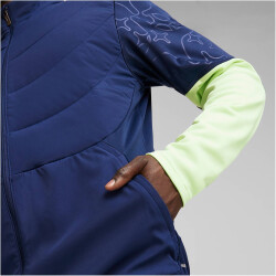 PUMA Individual Winterized Trainingsjacke Herren 01 - persian blue/eucalyptus M