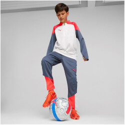 PUMA individualCUP 1/4-Zip Top Kinder 53 - puma white/fire orchid 128