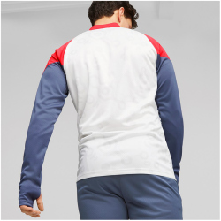 PUMA individualCUP 1/4-Zip Top Herren 53 - puma white/fire orchid S