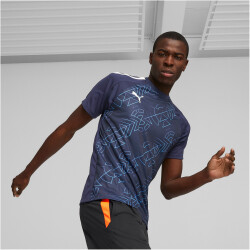 PUMA teamLIGA Graphic Trainingsshirt Herren 06 - puma navy/puma white XL