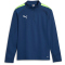 PUMA teamLIGA 1/4-Zip Top Kinder 54 - persian blue/pro green 164