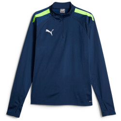 PUMA teamLIGA 1/4-Zip Top 54 - persian blue/pro green S