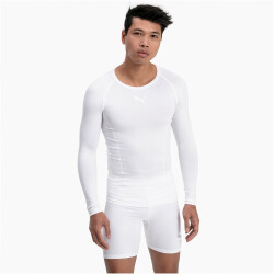 PUMA LIGA Baselayer langarm Funktionsshirt Herren 04 - PUMA white 3XL