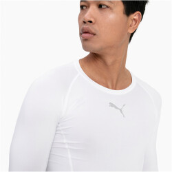 PUMA LIGA Baselayer langarm Funktionsshirt Herren 04 - PUMA white 3XL