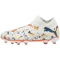 PUMA Future 7 Match Creativity FG/AG Fu&szlig;ballschuhe Kinder 01 - PUMA white/ocean tropic/turquoise surf/hot heat/sun stream 31