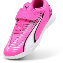 PUMA Ultra Play IT V Hallen-Fußballschuhe Kinder 01 - poison pink/puma white/puma black 32