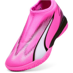 PUMA Ultra Match LL IT + Mid Hallen-Fußballschuhe Kinder 01 - poison pink/puma white/puma black 33