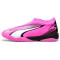 PUMA Ultra Match LL IT + Mid Hallen-Fußballschuhe Kinder 01 - poison pink/puma white/puma black 33