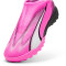 PUMA Ultra Match LL TT + Mid Multinocken-Fußballschuhe Kinder 01 - poison pink/puma white/puma black 38