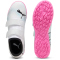 PUMA Future 7 Play TT V Multinocken-Fu&szlig;ballschuhe Kinder 01 - PUMA white/PUMA black/poison pink 33