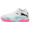 PUMA Future 7 Match TT + Mid Multinocken-Fu&szlig;ballschuhe Kinder 01 - PUMA white/PUMA black/poison pink 33