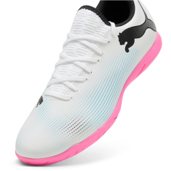PUMA Future 7 Play IT Hallen-Fußballschuhe Herren 01 - PUMA white/PUMA black/poison pink 48.5