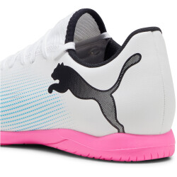 PUMA Future 7 Play IT Hallen-Fußballschuhe Herren 01 - PUMA white/PUMA black/poison pink 48.5