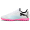 PUMA Future 7 Play TT Multinocken-Fußballschuhe Herren 01 - PUMA white/PUMA black/poison pink 40.5