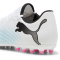 PUMA Future 7 Play MG Multi-Ground Fußballschuhe Herren 01 - PUMA white/PUMA black/poison pink 42.5