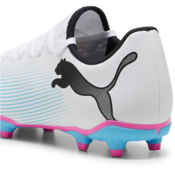 PUMA Future 7 Play FG/AG Fußballschuhe Herren 01 - PUMA white/PUMA black/poison pink 45