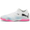 PUMA Future 7 Match IT Hallen-Fußballschuhe Herren 01 - PUMA white/PUMA black/poison pink 41