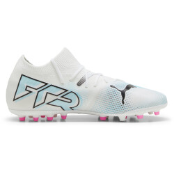 PUMA Future 7 Match MG Multi-Ground Fußballschuhe Herren 01 - PUMA white/PUMA black/poison pink 45
