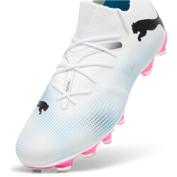 PUMA Future 7 Match FG/AG Fußballschuhe Herren 01 - PUMA white/PUMA black/poison pink 47