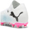 PUMA Future 7 Match FG/AG Fußballschuhe Herren 01 - PUMA white/PUMA black/poison pink 47