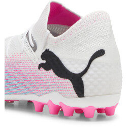 PUMA Future 7 Ultimate MG Multi-Ground Fußballschuhe Herren 01 - PUMA white/PUMA black/poison pink 45