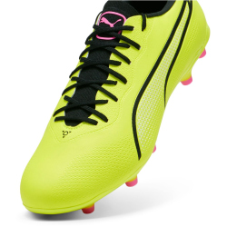PUMA King Pro FG/AG Fußballschuhe 05 - electric lime/puma black/poison pink 39