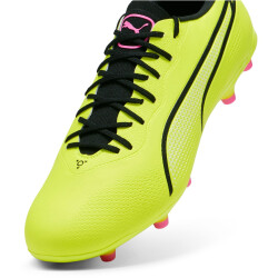 PUMA King Pro FG/AG Fußballschuhe 05 - electric lime/puma black/poison pink 41