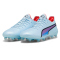 PUMA King Ultimate FG/AG Fußballschuhe Damen 01 - silver sky/puma black/fire orchid 36