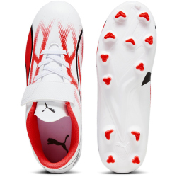 PUMA Ultra Play FG/AG V Fu&szlig;ballschuhe Kinder 01 - PUMA white/PUMA black/fire orchid 30