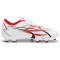 PUMA Ultra Play FG/AG V Fu&szlig;ballschuhe Kinder 01 - PUMA white/PUMA black/fire orchid 30