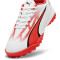 PUMA Ultra Play TT + Mid Multinocken-Fußballschuhe Kinder 01 - PUMA white/PUMA black/fire orchid 38.5