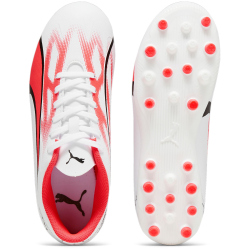 PUMA Ultra Play MG Multi-Ground Fu&szlig;ballschuhe Kinder 01 - PUMA white/PUMA black/fire orchid 31