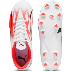 PUMA Ultra Play FG/AG Fu&szlig;ballschuhe Kinder 01 - puma white/puma black/fire orchid 30