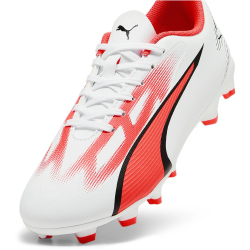 PUMA Ultra Play FG/AG Fu&szlig;ballschuhe Kinder 01 - puma white/puma black/fire orchid 30