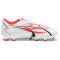PUMA Ultra Play FG/AG Fu&szlig;ballschuhe Kinder 01 - puma white/puma black/fire orchid 30