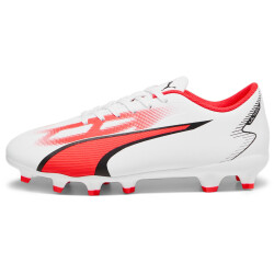 PUMA Ultra Play FG/AG Fußballschuhe Kinder 01 - PUMA white/PUMA black/fire orchid 31