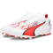PUMA Ultra Match MG Multi-Ground Fu&szlig;ballschuhe Herren 01 - puma white/puma black/fire orchid 39