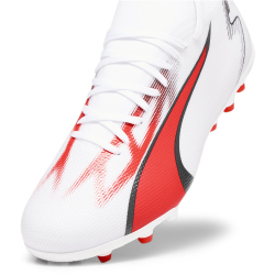 PUMA Ultra Match MG Fußballschuhe Herren 01 - PUMA white/PUMA black/fire orchid 42