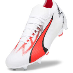 PUMA Ultra Match MxSG Stollen-Fußballschuhe Herren 01 - PUMA white/PUMA black/fire orchid 41