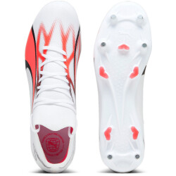 PUMA Ultra Match MxSG Stollen-Fußballschuhe Herren 01 - PUMA white/PUMA black/fire orchid 44