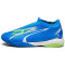 PUMA Ultra Match LL IT + Mid Hallen-Fußballschuhe Kinder 03 - ultra blue/puma white/pro green 38