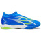 PUMA Ultra Match LL IT + Mid Hallen-Fußballschuhe Kinder 03 - ultra blue/puma white/pro green 38
