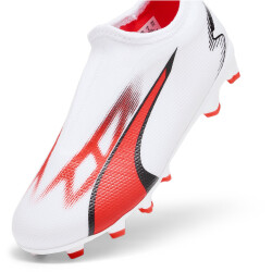PUMA Ultra Match LL FG/AG Fußballschuhe Kinder 01 - PUMA white/PUMA black/fire orchid 38.5