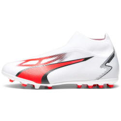PUMA Ultra Match+ LL MG Multi-Ground Fußballschuhe Herren 01 - PUMA white/PUMA black/fire orchid 47